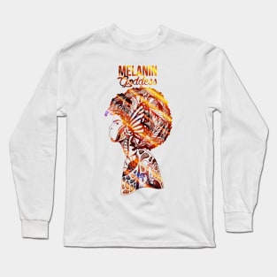 Afro Beauty - Melanin Goddess Long Sleeve T-Shirt